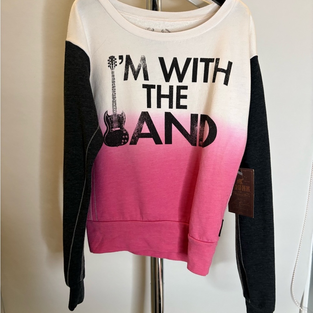 Trunk Ltd “I’m With the Band” Ombre Sweatshirt Size 7/8